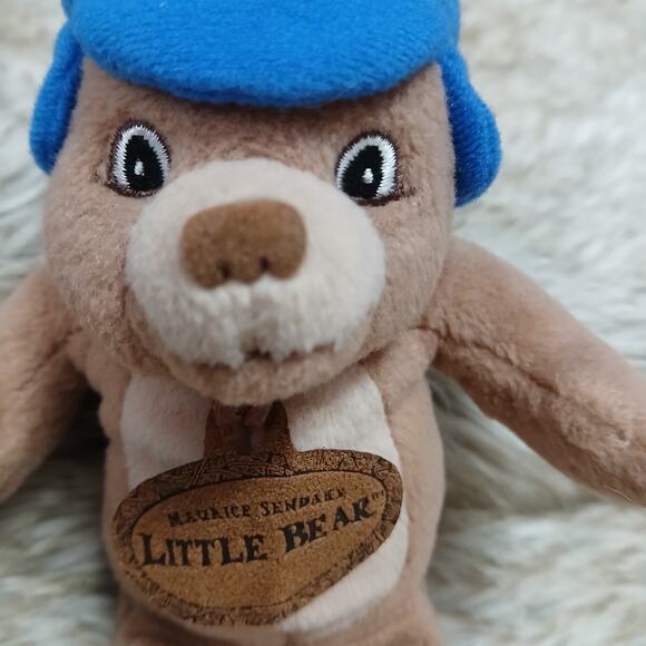 Vintage EDEN Maurice Sendak Little Bear Bean Bag 8" Stuffed Plush 2000 RARE - Picture 3 of 7